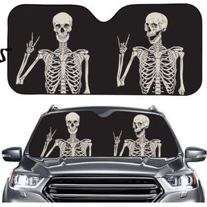 Skeleton / Skull Car Sun Shade